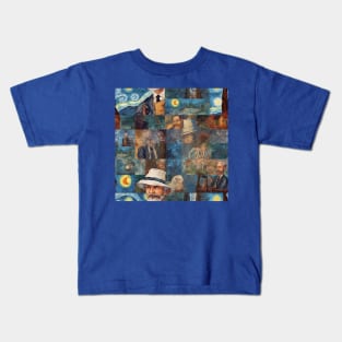 Van Gogh Paintings Mashup Kids T-Shirt